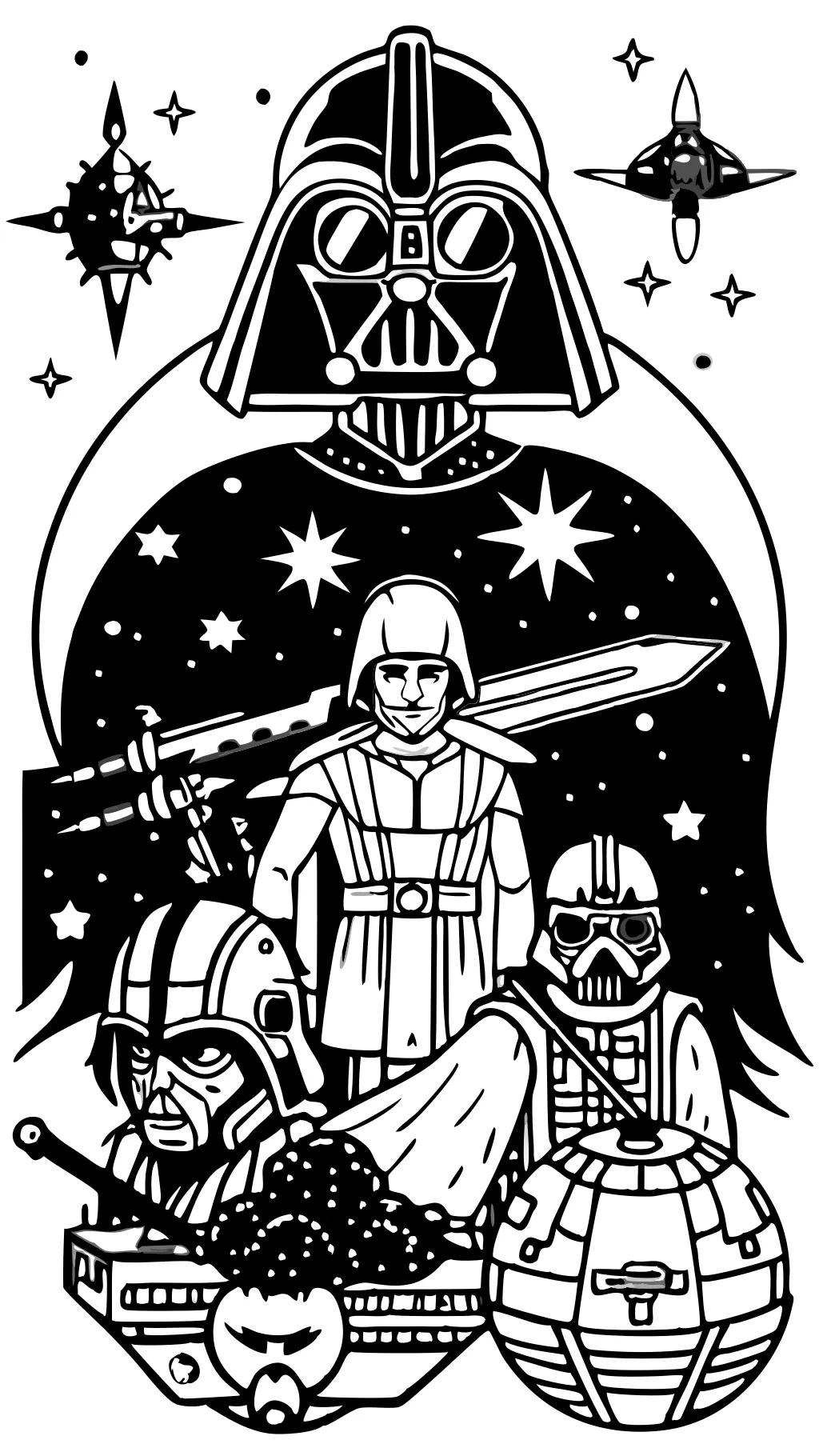 star wars coloring pages